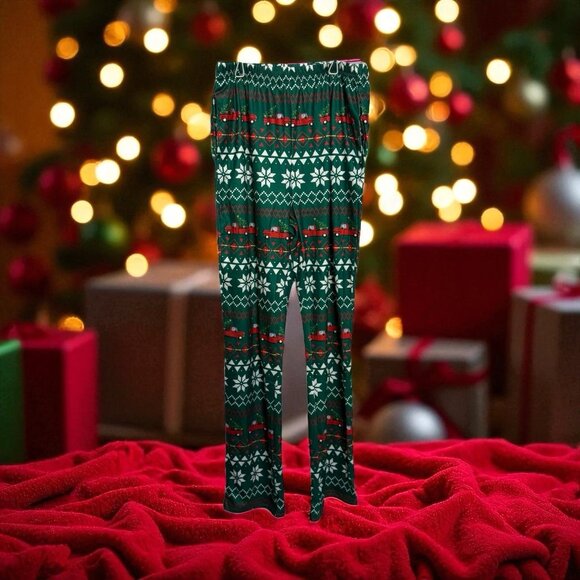 Children’s Christmas Pajamas With Truck Full Of Presents. Youth Size 10-11 - Picture 2 of 5